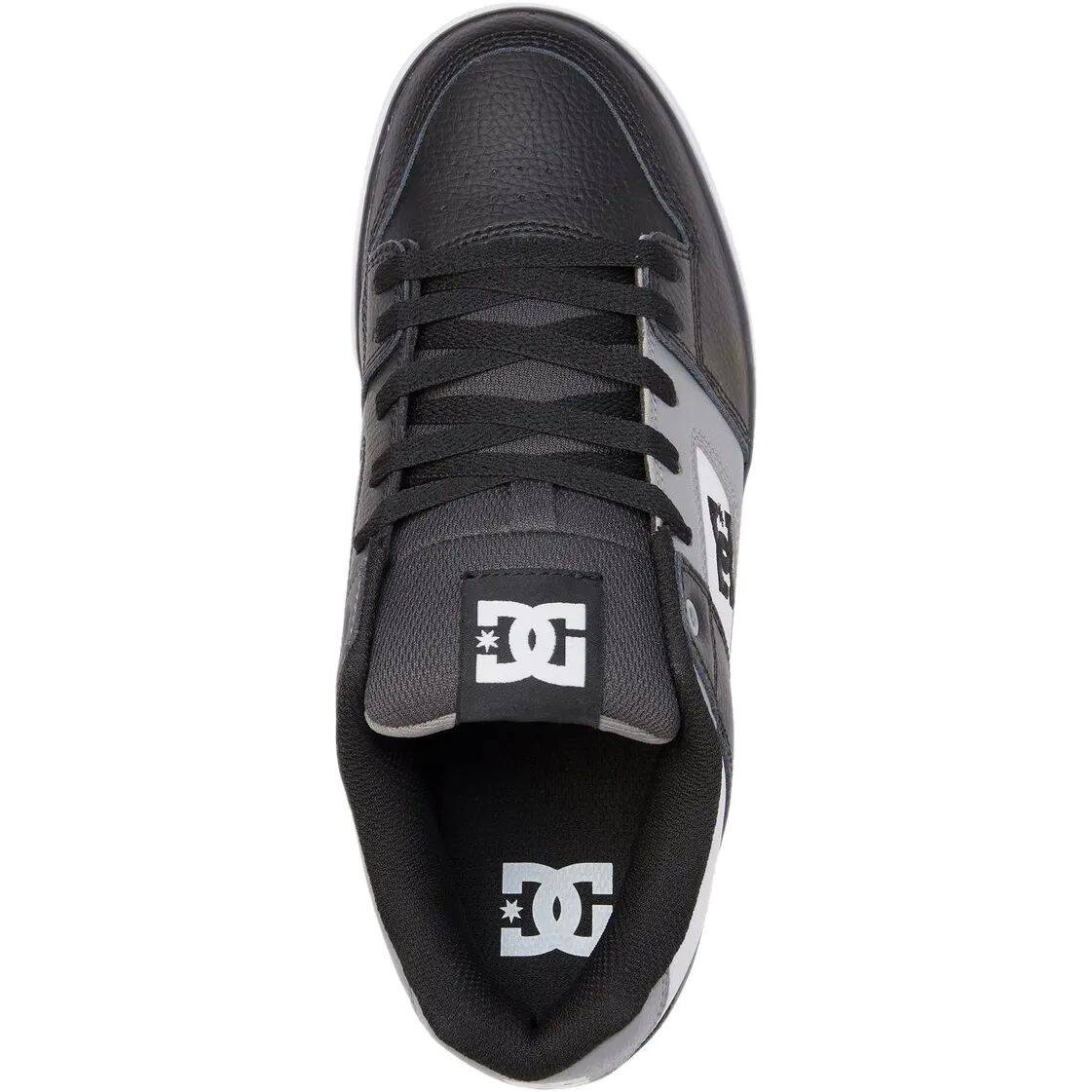DC Pure Skate Shoes - White/Grey/Black