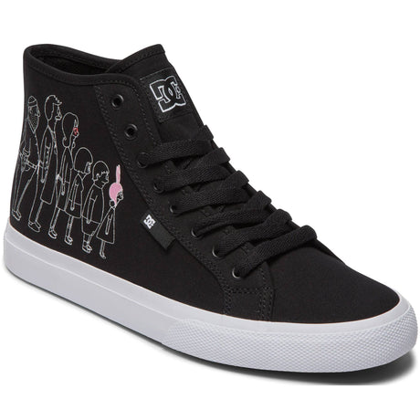 DC Bob Manual High Skate Shoes - Black