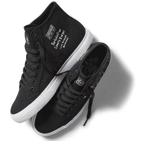 DC Bob Manual High Skate Shoes - Black