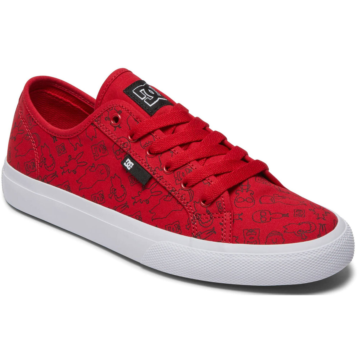 DC Bob Manual Skate Shoes - Red