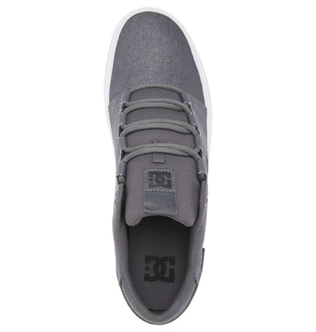 DC Hyde Skate Shoes - Grey/Grey/Grey