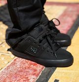 DC Pure Skate Shoes - Black/Pirate Black