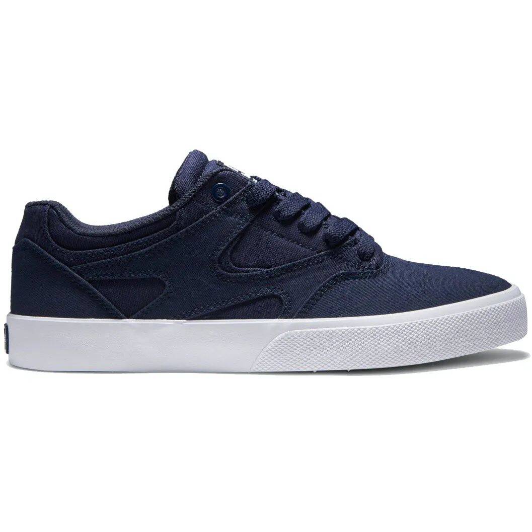 DC Kalis Vulc Skate Shoes - Dark Grey/White