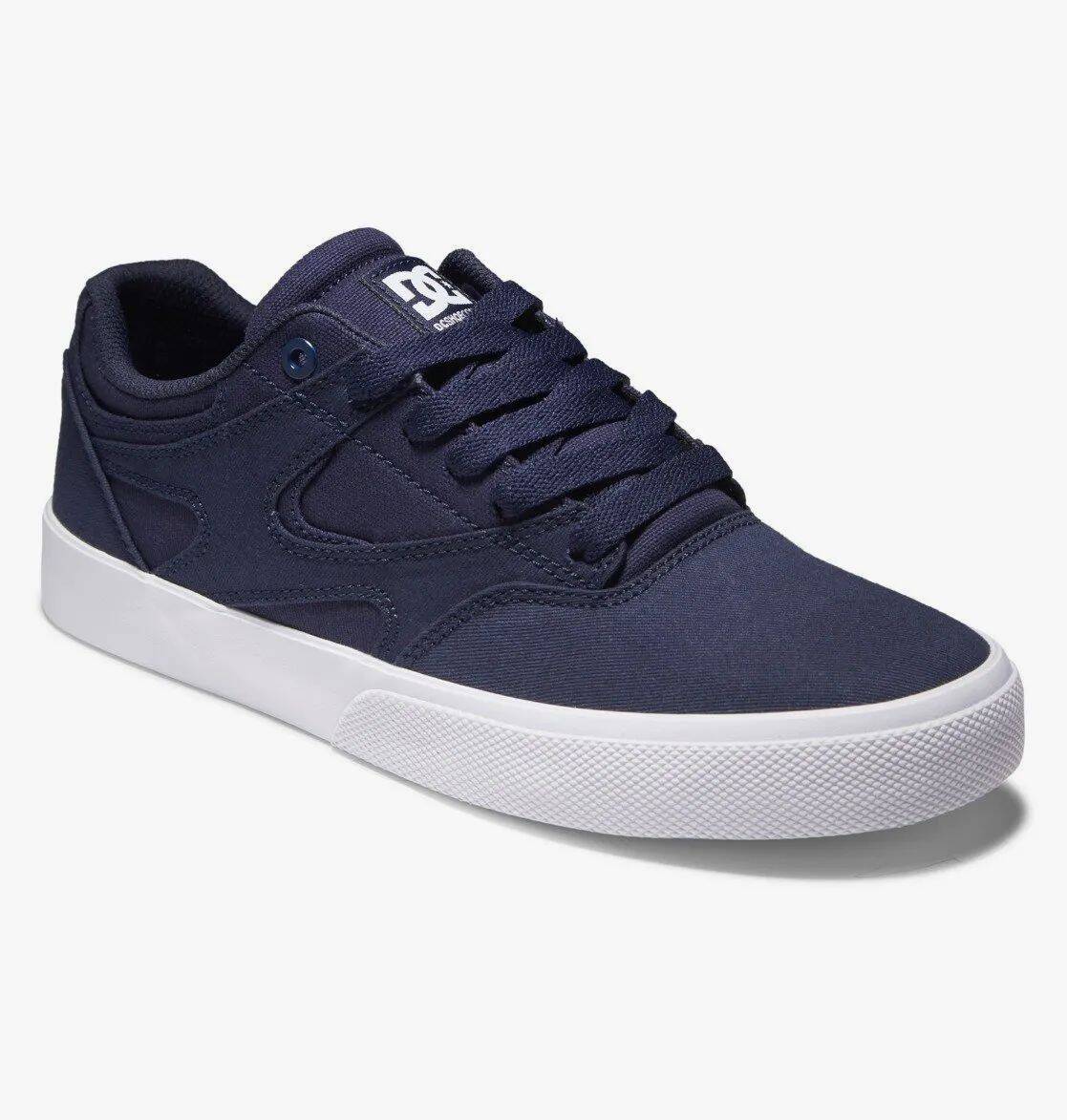 DC Kalis Vulc Skate Shoes - Dark Grey/White