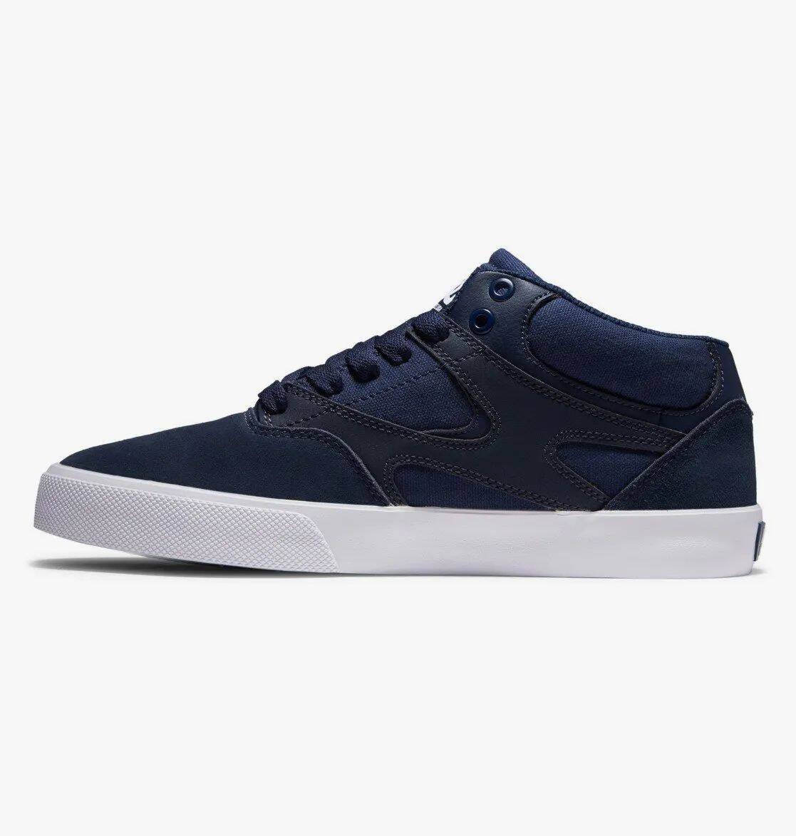 DC Kalis Vulc Mid Skate Shoes - Dark Navy