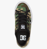 DC Manual Kids Skate Shoes - Black/Camo