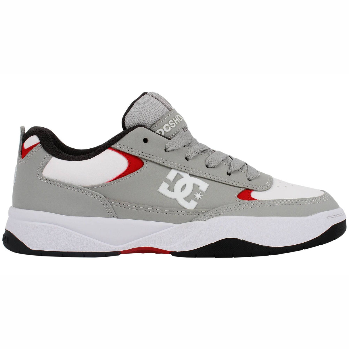 DC Central Skate Shoes - Grey/Red/White