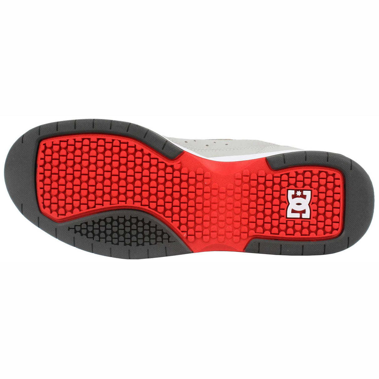 DC Central Skate Shoes - Grey/Red/White