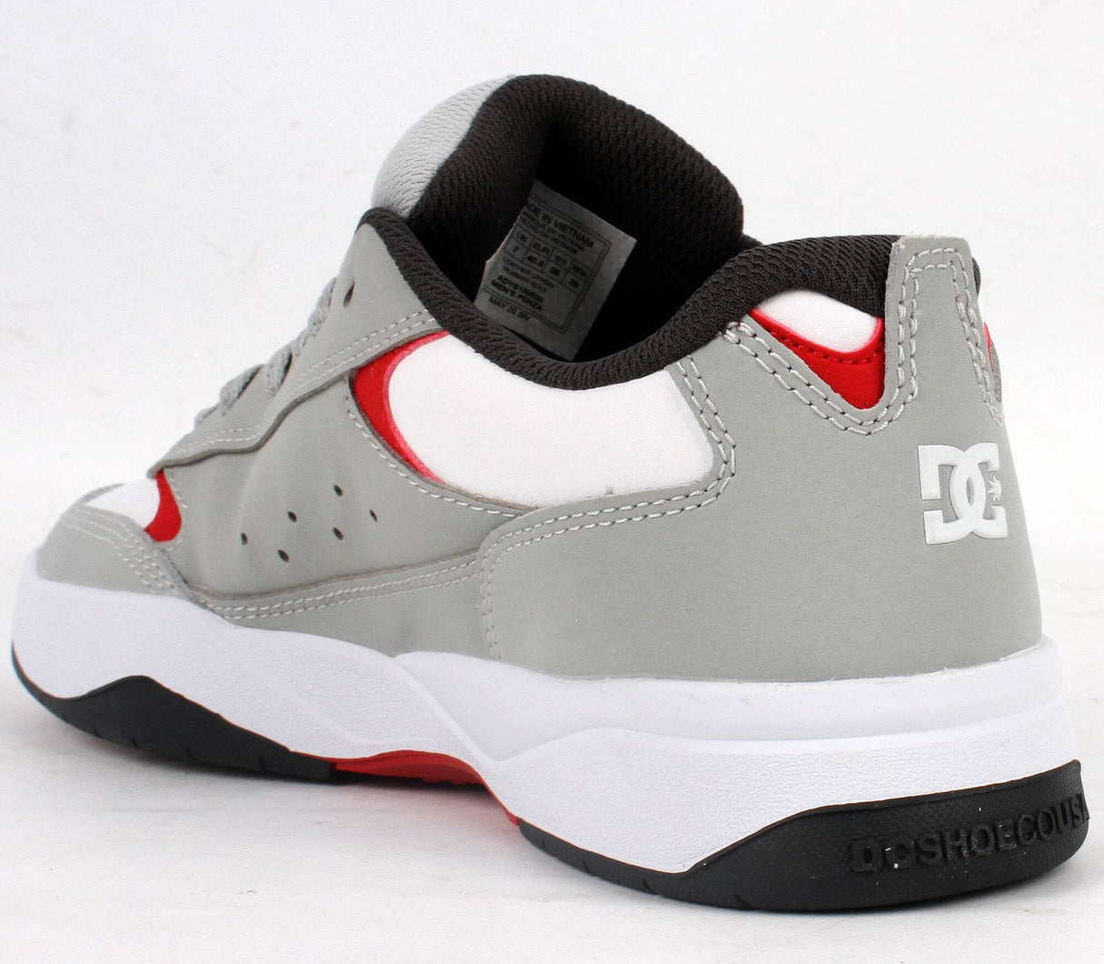 DC Central Skate Shoes - Grey/Red/White