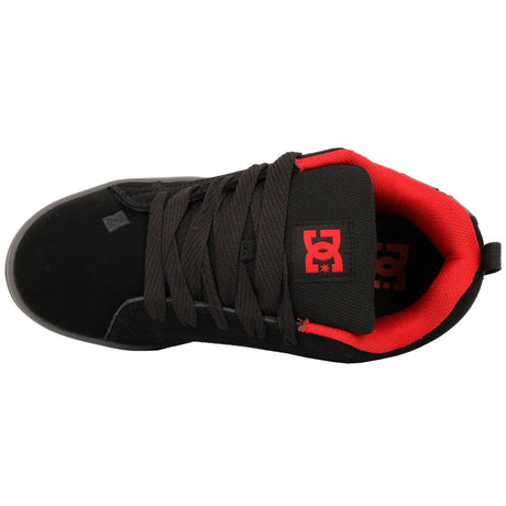 DC Court Graffik Skate Shoes - Black/Dark Slate