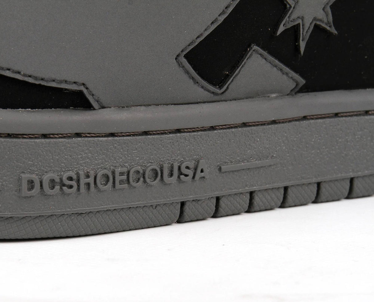 DC Court Graffik Skate Shoes - Black/Dark Slate