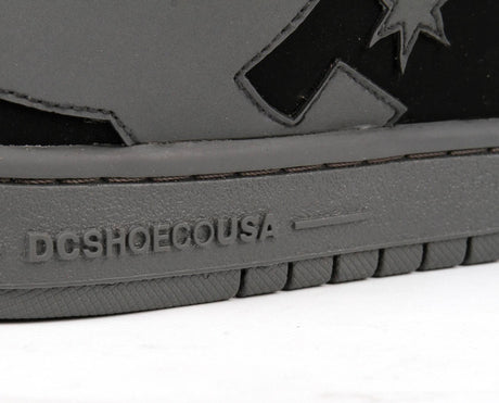 DC Court Graffik Skate Shoes - Black/Dark Slate