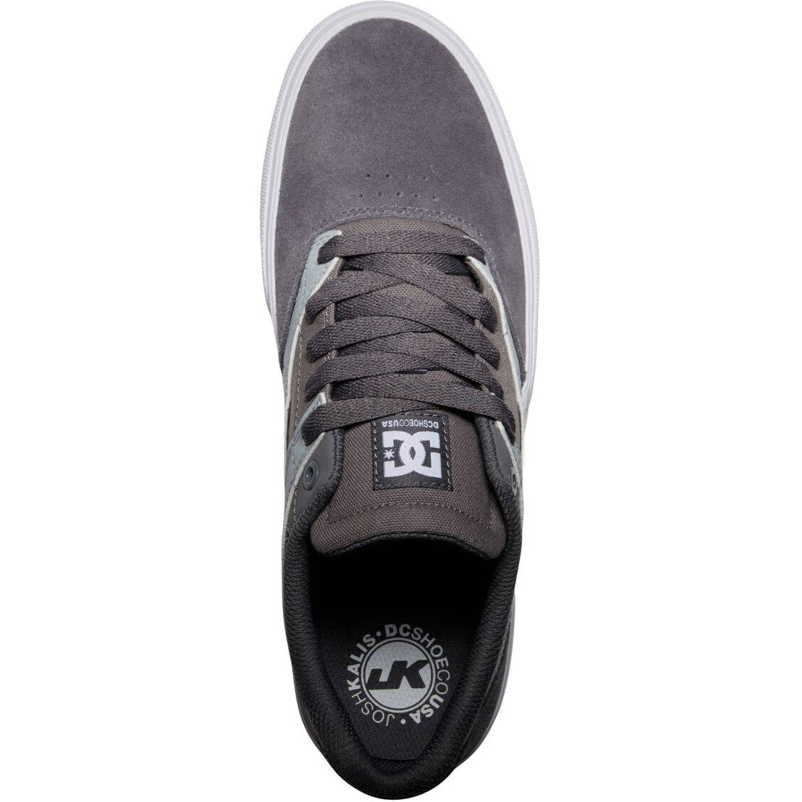 DC Kalis Vulc Skate Shoes - Dark Grey/Battleship