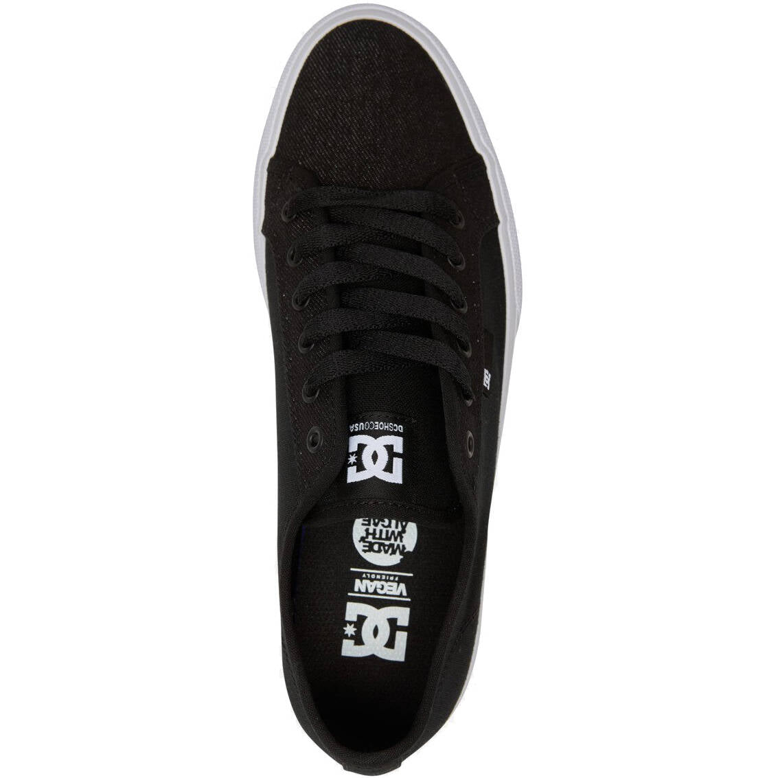 DC Manual TXSE Skate Shoes - Black/Black/White