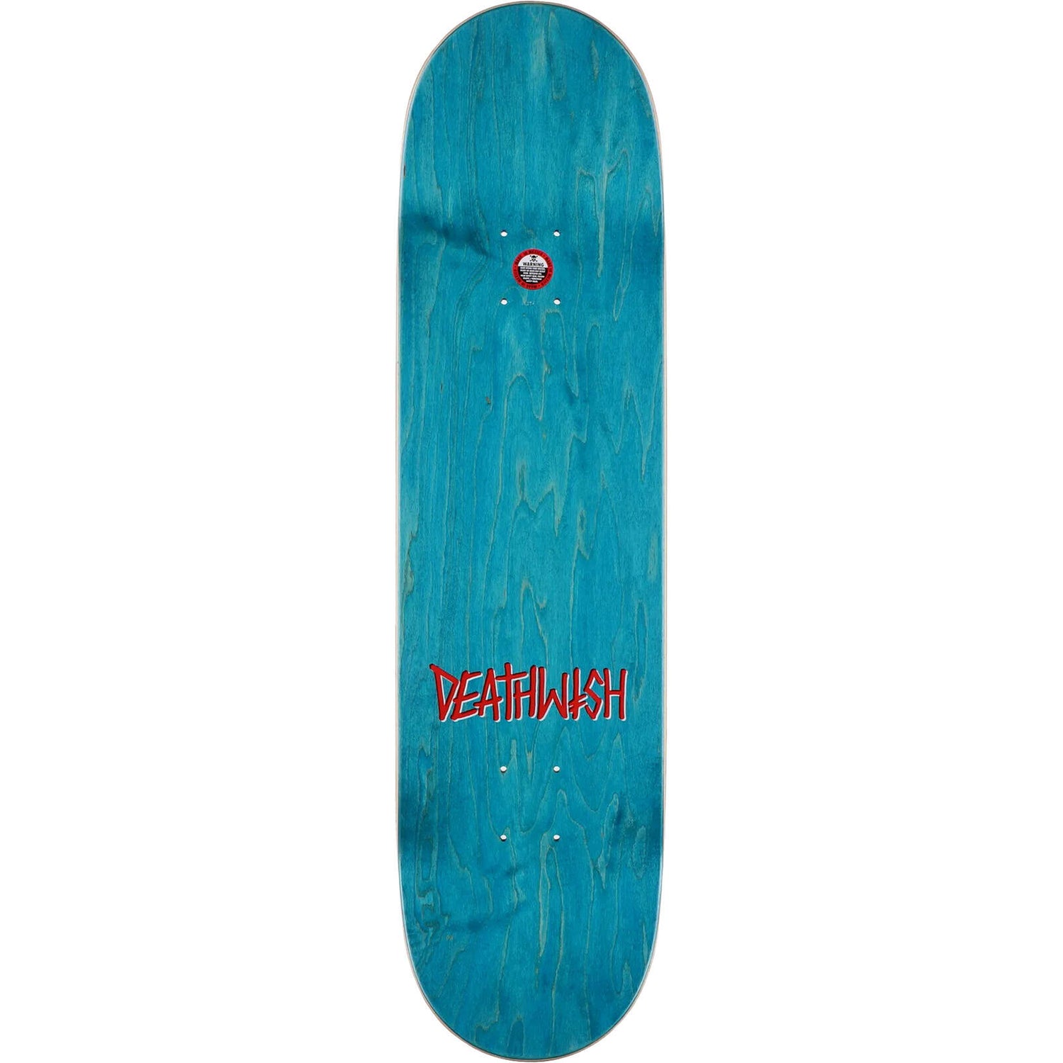 Deathwish Deathspray Skateboard Deck - White Brains 8.25"