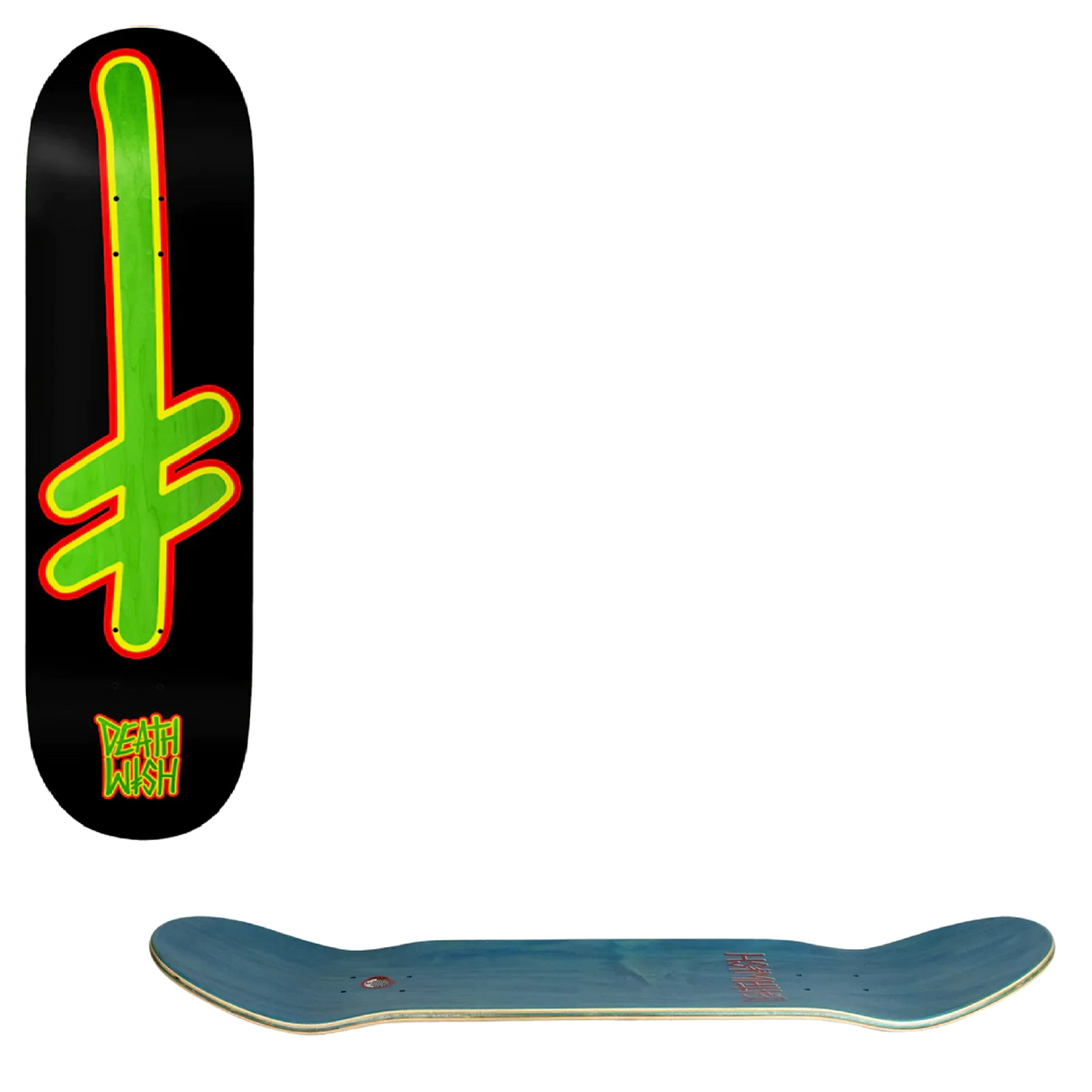 Deathwish Gang Logo Skateboard Deck - Brains 8.5"