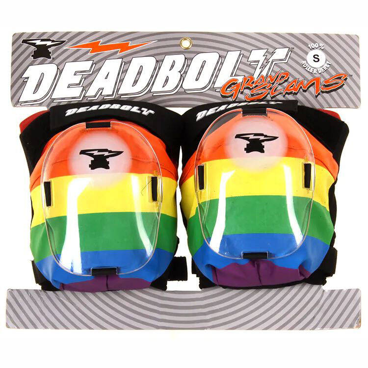 Deadbolt Grandslam Knee Pads-Rainbow