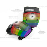 Deadbolt Grandslam Knee Pads-Rainbow