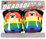 Deadbolt Grandslam Knee Pads-Rainbow - Large