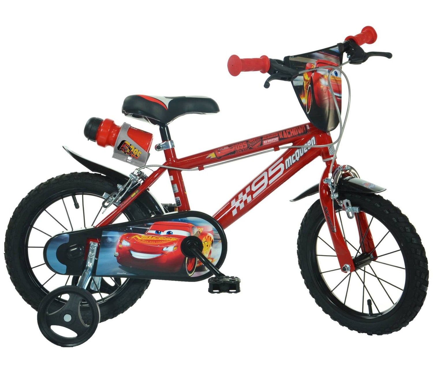 Dino Bikes Cars 3 16" Bicycle