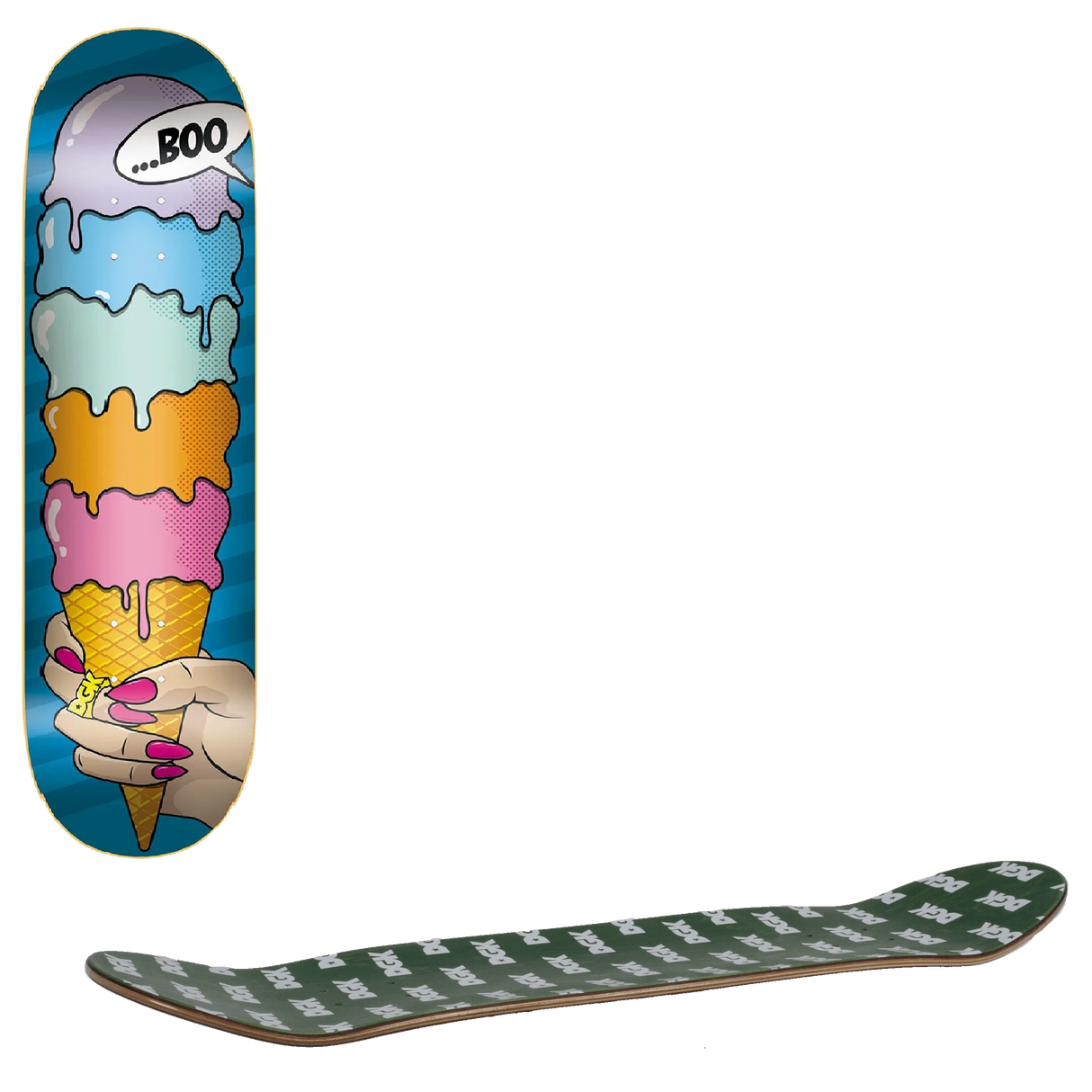 DGK Frozen Skateboard Deck - Boo 8.25"