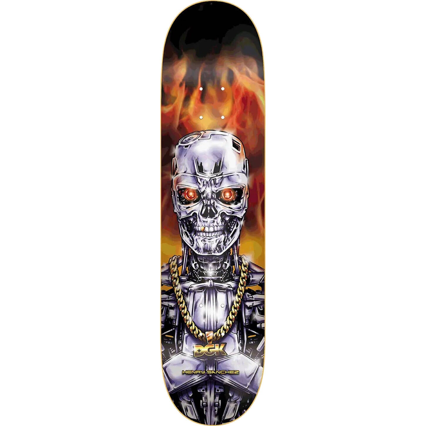 DGK T2 Lenticular Skateboard Deck - Sanchez 8"