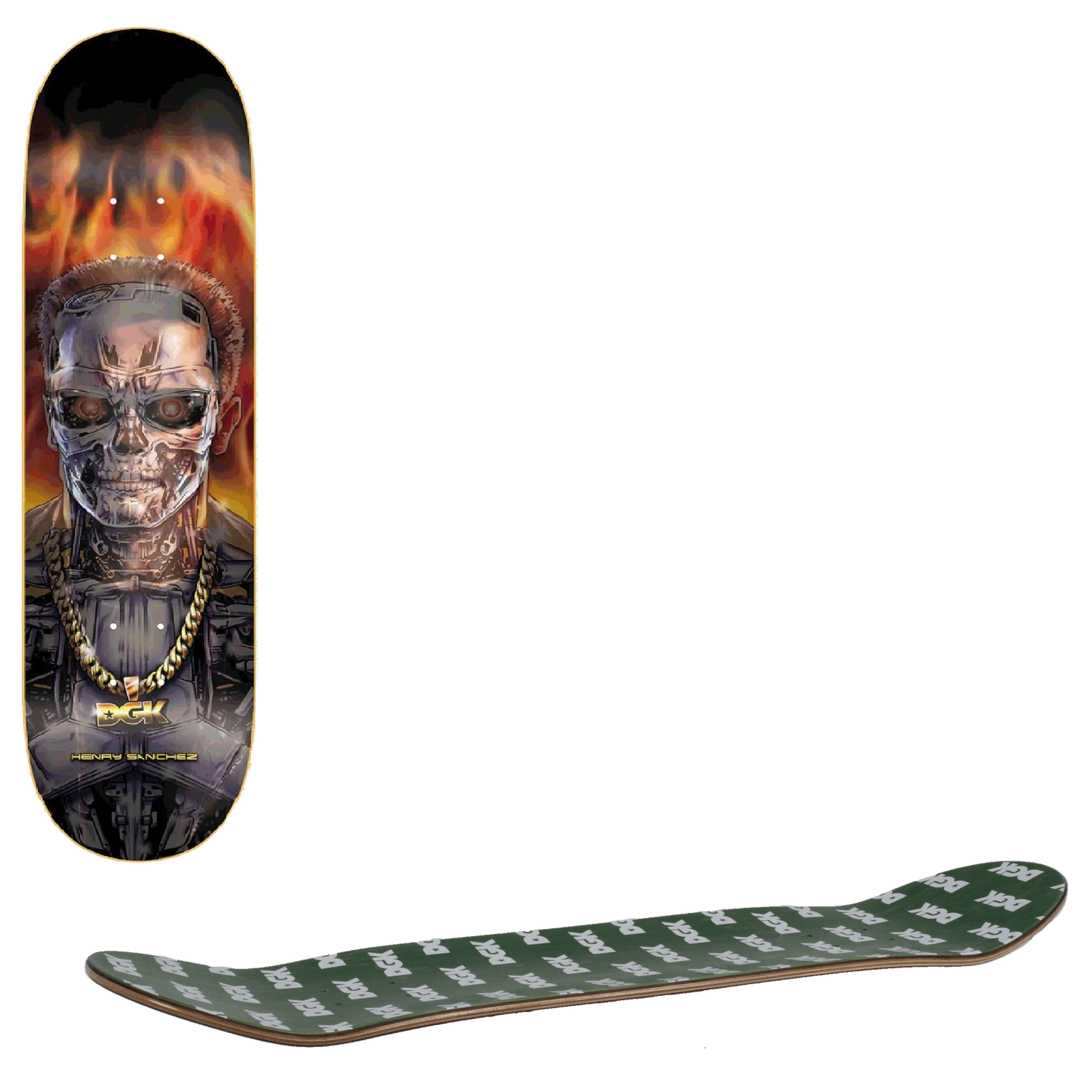 DGK T2 Lenticular Skateboard Deck - Sanchez 8"