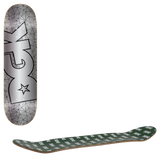 DGK Framework Skateboard Deck - Silver Foil 8.1"