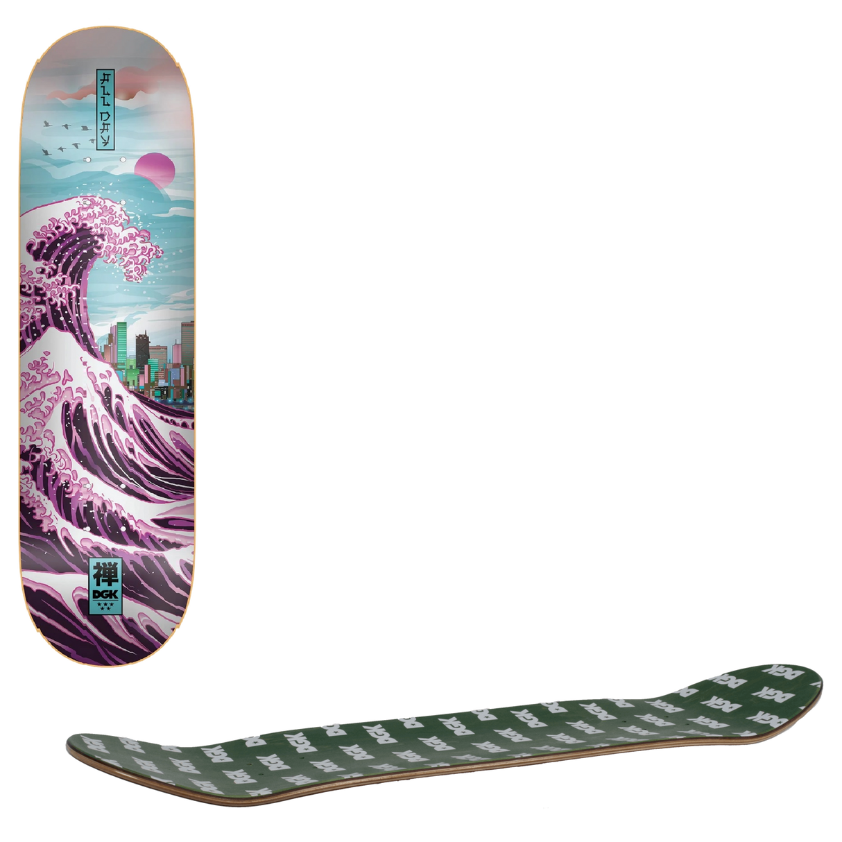 DGK Zen Skateboard Deck - 8.1"