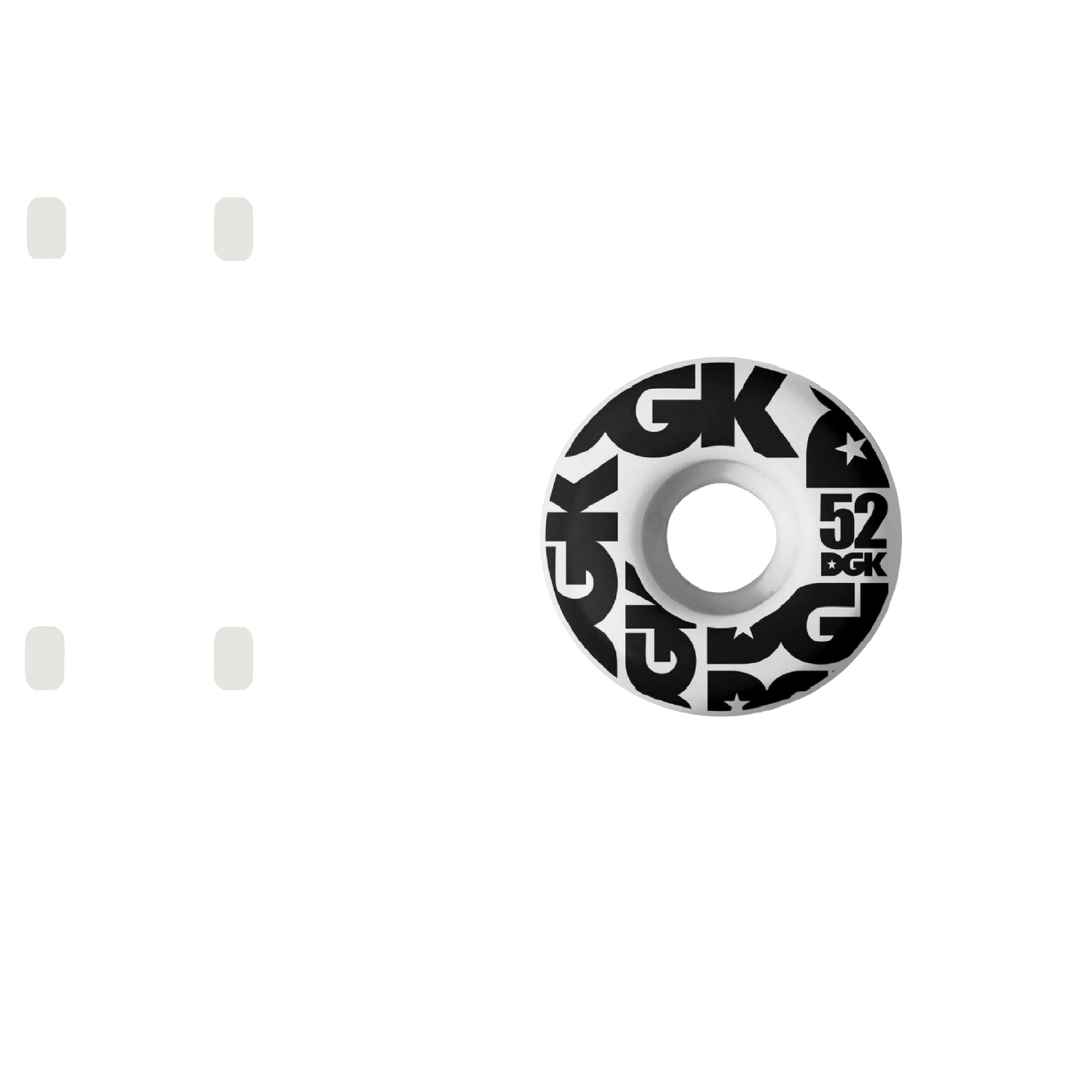 DGK Street Formula Skateboard Wheels - 52mm