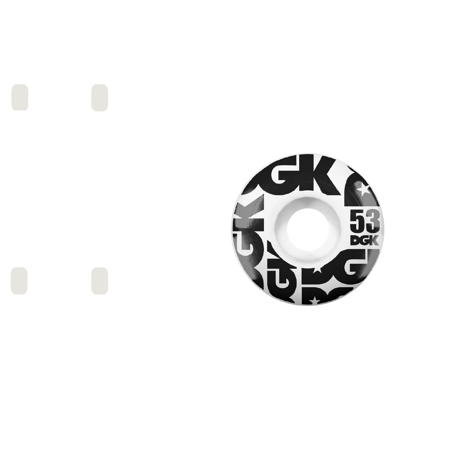DGK Street Formula Skateboard Wheels - 53mm