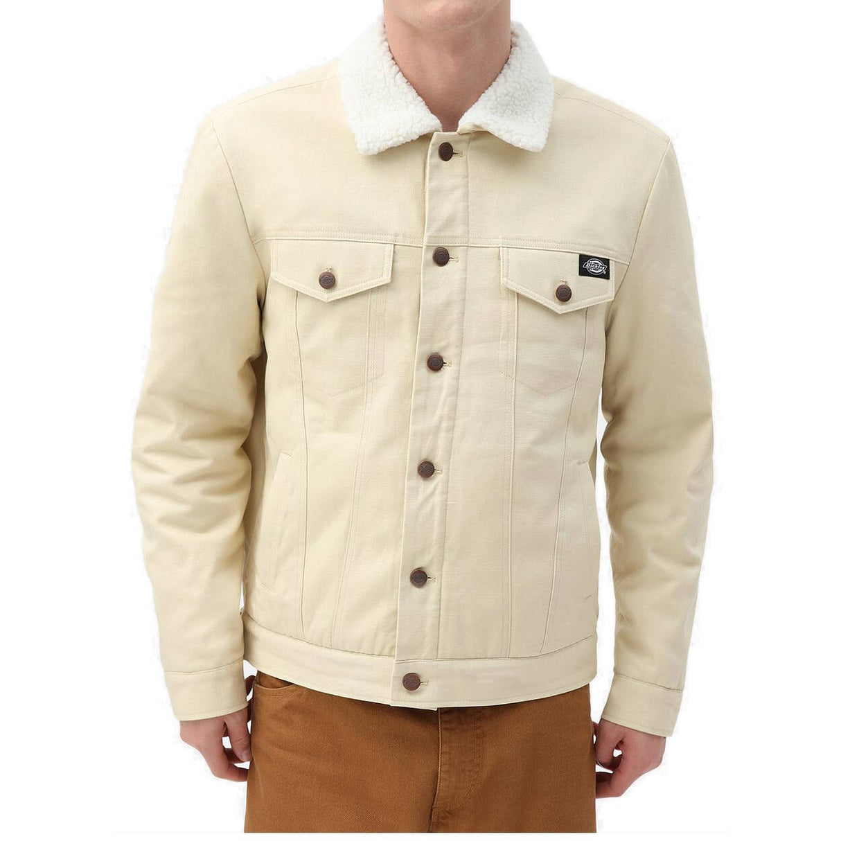Dickies Marksville Trucker Jacket - Light Taupe LRG