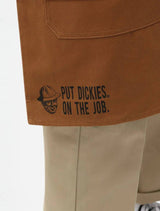 Dickies Bib Work Apron - Brown Duck