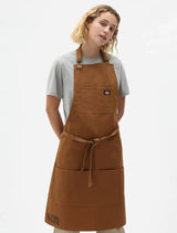Dickies Bib Work Apron - Brown Duck