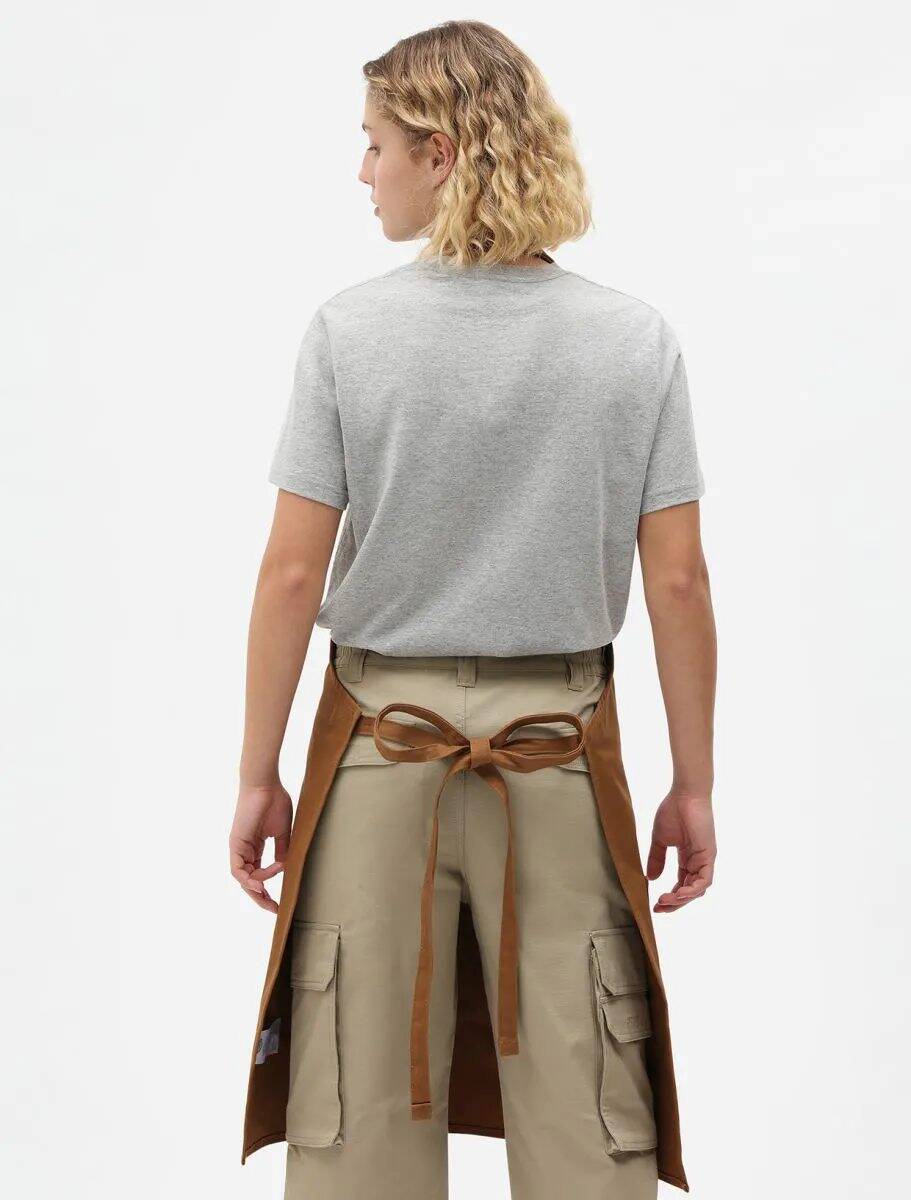 Dickies Bib Work Apron - Brown Duck