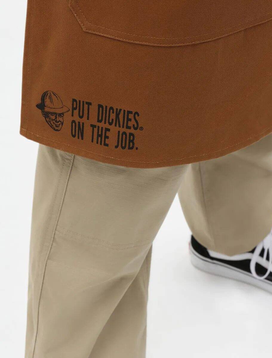 Dickies Bib Work Apron - Brown Duck