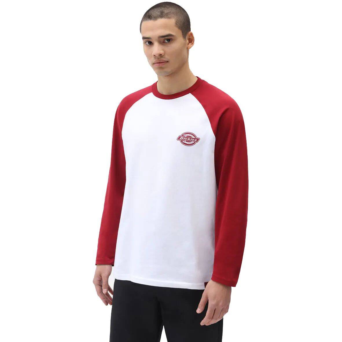 Dickies Cologne Long Sleeve T Shirt - Biking Red