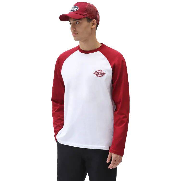 Dickies Cologne Long Sleeve T Shirt - Biking Red