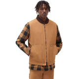 Dickies Duck Canvas Vest Jacket - Brown Duck SML