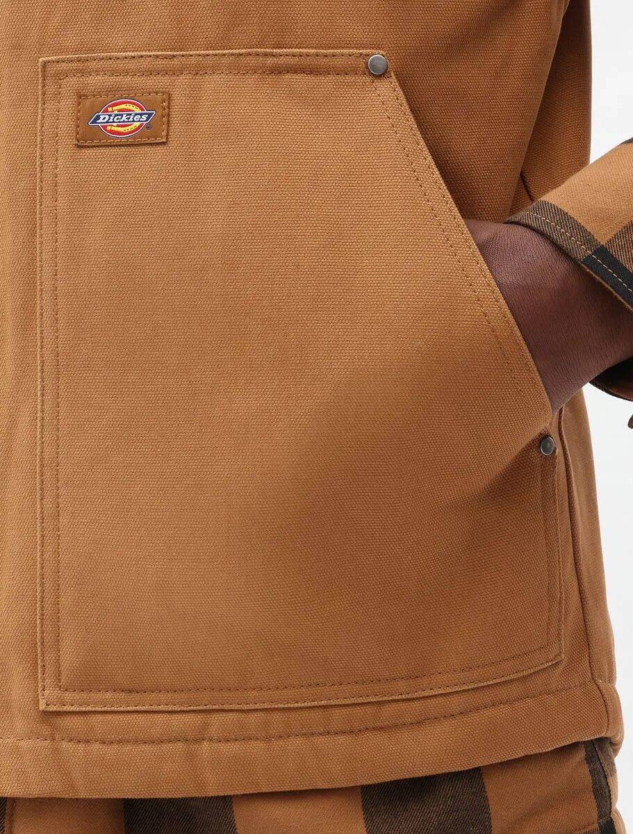 Dickies Duck Canvas Vest Jacket - Brown Duck LRG