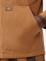 Dickies Duck Canvas Vest Jacket - Brown Duck LRG