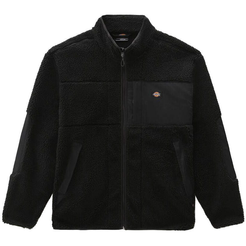 Dickies Red Chute Sherpa Fleece Jacket - Black