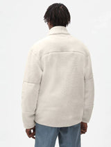Dickies Red Chute Sherpa Fleece Jacket - Ecru