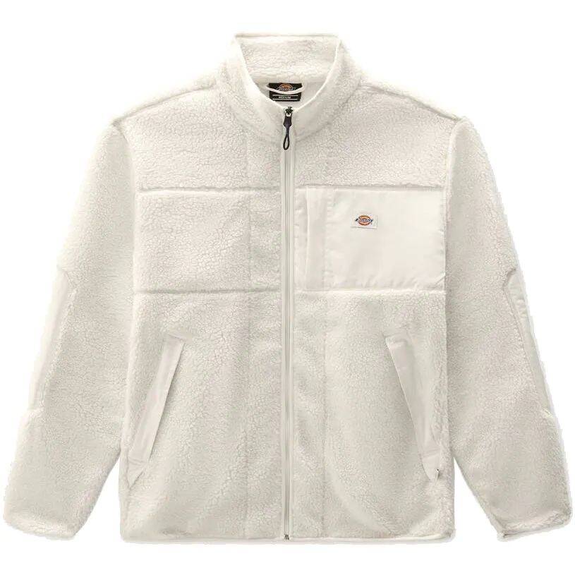 Dickies Red Chute Sherpa Fleece Jacket - Ecru