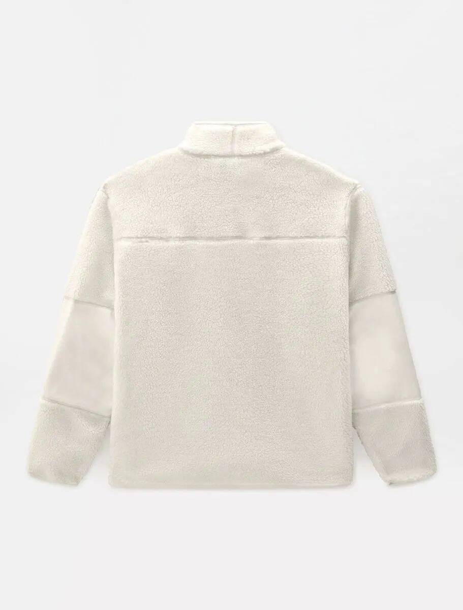 Dickies Red Chute Sherpa Fleece Jacket - Ecru