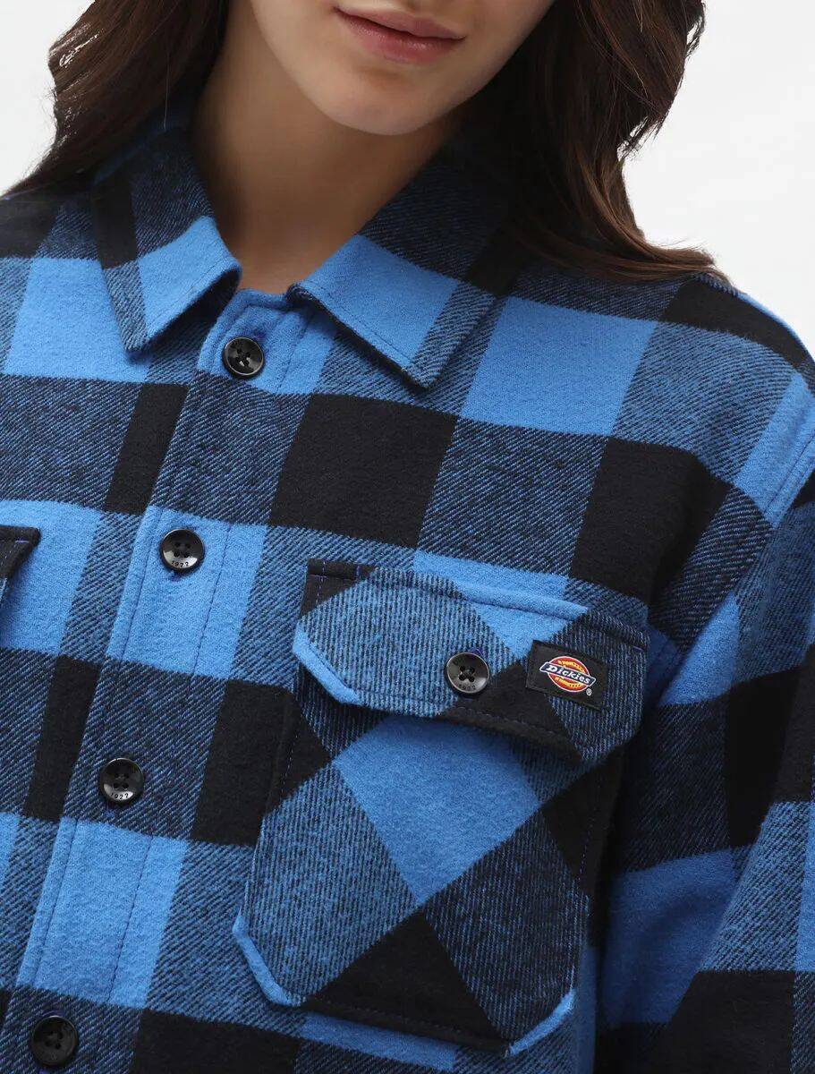 Dickies Sacramento Long Sleeve Shirt - True Blue