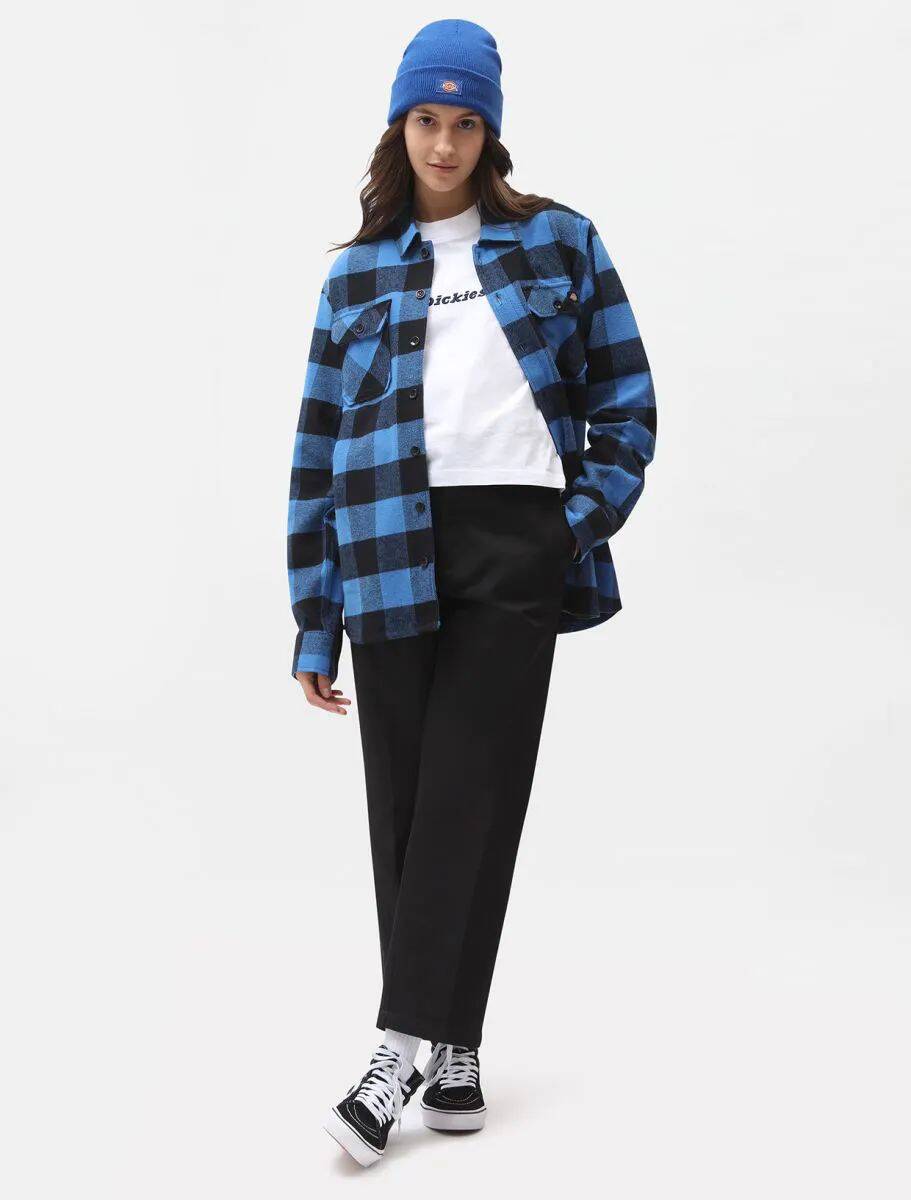 Dickies Sacramento Long Sleeve Shirt - True Blue