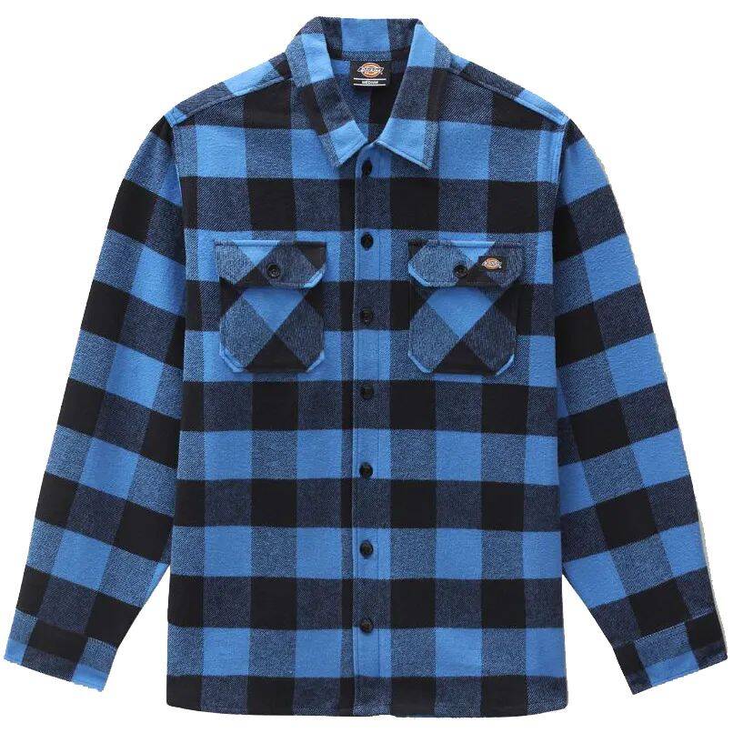 Dickies Sacramento Long Sleeve Shirt - True Blue
