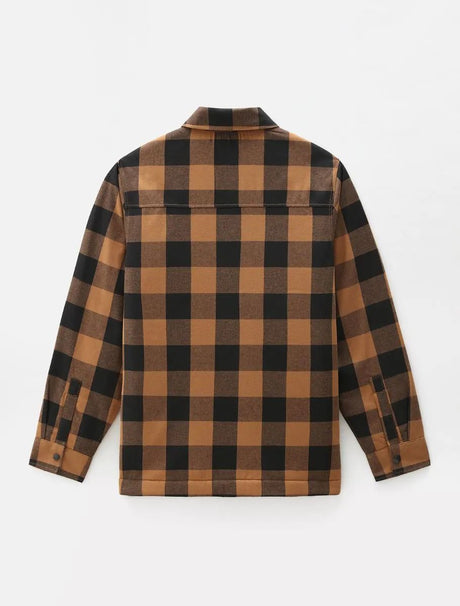 Dickies Sherpa Lined Sacramento Shirt - Brown Duck