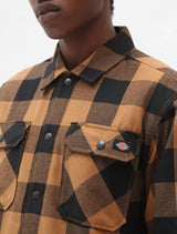 Dickies Sherpa Lined Sacramento Shirt - Brown Duck
